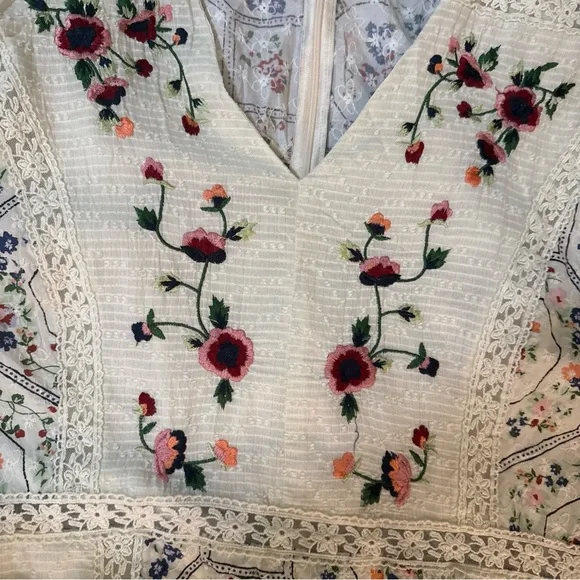 ASOS Edition Curve Floral Embroidered Dress - Picture 6 of 12